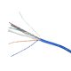 Legrand 032857 Cat6 árnyékolt (F/UTP) 4 érpár (AWG23) PVC kék Eca 305m kartondoboz LCS3 réz fali kábel