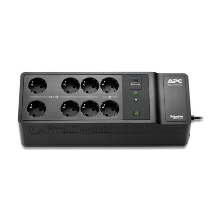 APC Back-UPS 500VA 8 schuko outlets 230V 1 USB charging port