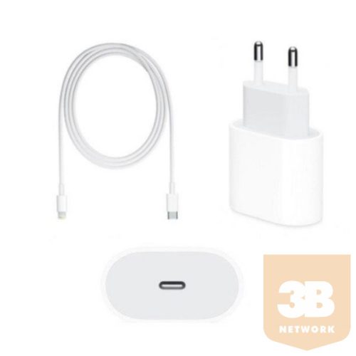 BLACKBIRD Hálózati Adapter 20W USB-C Kivitel + Lightning/Type-C Adatkábel (Dobozos verzió)