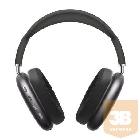 BLACKBIRD P9 Bluetooth Fejhallgató Mikrofon, Fekete
