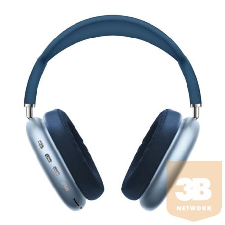 BLACKBIRD P9 Bluetooth Fejhallgató Mikrofon, Kék