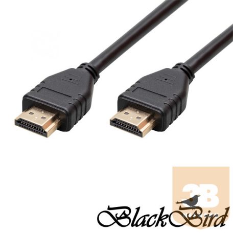 BLACKBIRD Kábel HDMI male/male összekötő 4K, 2m