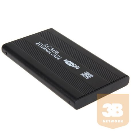 BLACKBIRD Külső Ház 2.5" USB 3.0 / SATA, fekete