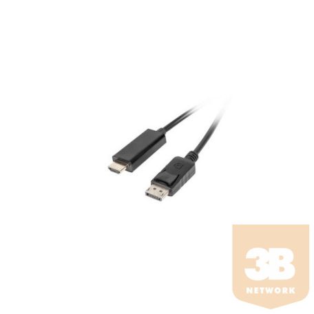 BLACKBIRD Kábel Displayport 1.1 male to HDMI-A male passzív 2m, Fekete