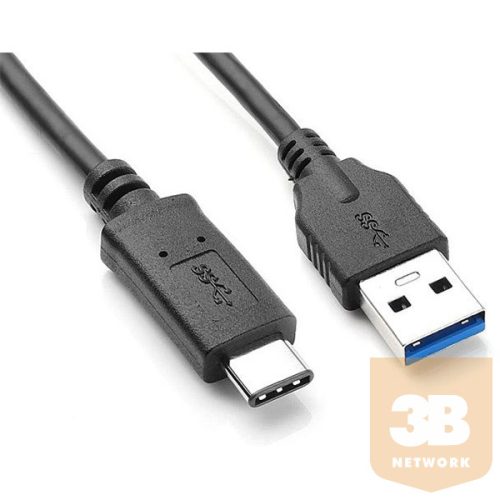 BLACKBIRD Kábel USB 3.1 Gen 2. Type-A male to USB Type-C male 1m, Fekete