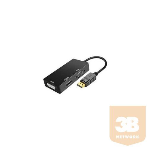 BLACKBIRD 3in1 Dokkoló Displayport - VGA, HDMI, DVI