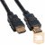 BLACKBIRD Kábel HDMI male/male összekötő 2K 1,5m, Fekete