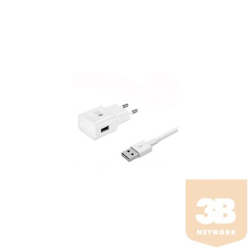 BLACKBIRD Hálózati Adapter Gyorstöltő + Type-C USB Adatkábel 1m, Fehér