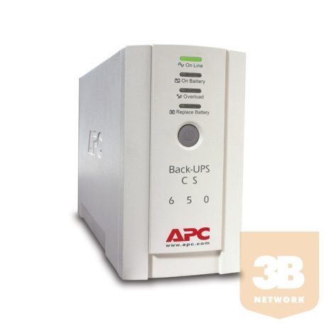 APC Back-UPS Szünetmentes tápegység 650VA, 230V, IEC