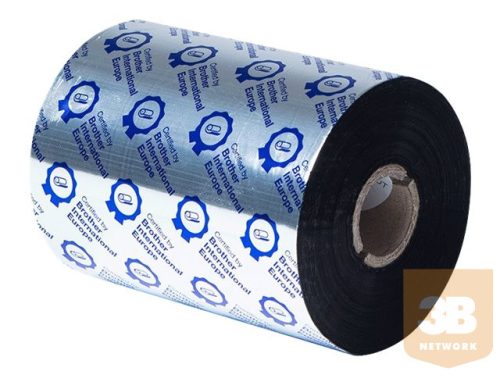 BROTHER Black ribbon Premium resin 110mm x 600m Sold in 6-pack