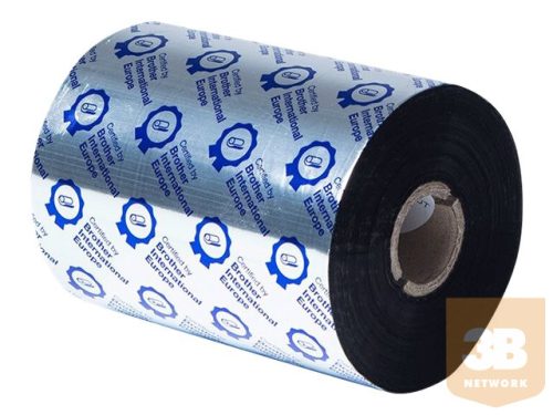 BROTHER Black ribbon Standard resin 110mm x 600m Sold in 6-pack