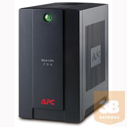 APC Back-UPS Szünetmentes tápegység 700VA, 230V, AVR, French Sockets