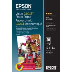   EPSON Fotópapír Value Glossy Photo Paper - 10x15cm - 20 Lap