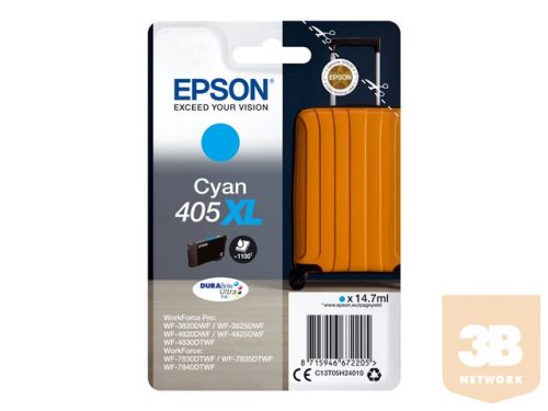 EPSON Singlepack Cyan 408 DURABrite Ultra Ink