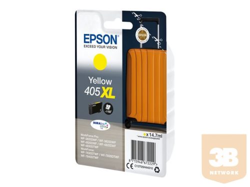 EPSON Singlepack Yellow 408 DURABrite Ultra Ink