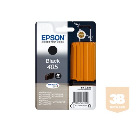 EPSON Singlepack Black 408XL DURABrite Ultra Ink