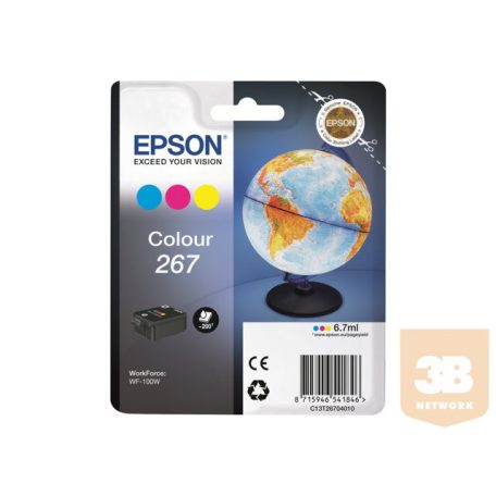 EPSON C13T26704010 Tintapatron Epson color 267 WorkForce WF-100W