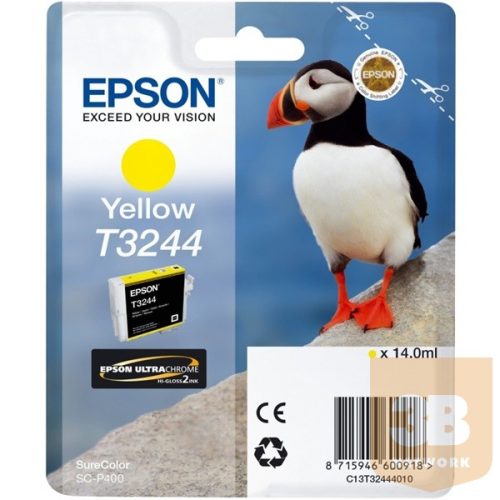 EPSON Patron Epson SureColor P400 Yellow 14 ml