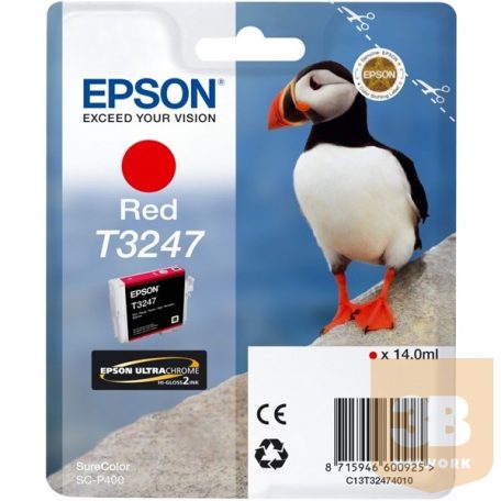 EPSON Patron Epson SureColor P400 Red 14 ml