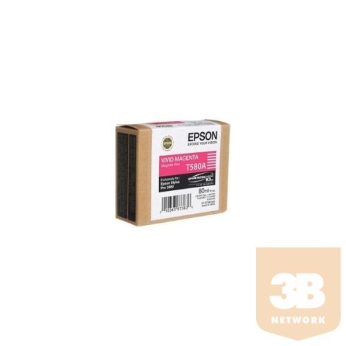 Ink Epson T580A Vivid Magenta | 80 ml | Stylus Pro 3880