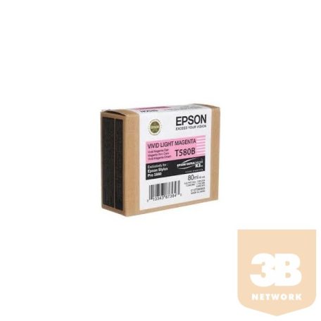 Ink Epson T580B Vivid Light Magenta | 80 ml | Stylus Pro 3880
