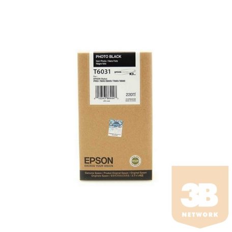 EPSON Patron Singlepack T603100 photo black 220ml