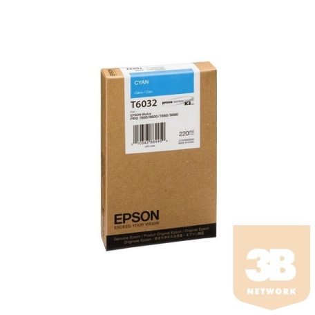 EPSON Patron Singlepack T603200 cyan 220 ml
