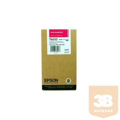 EPSON Patron Vivid Stylus Pro 7800/9800 Piros (Vivid Magenta) 220ml