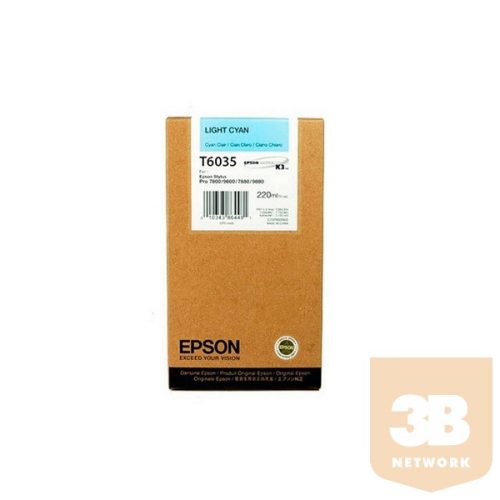 EPSON Patron Singlepack T603500 light cyan 220 ml