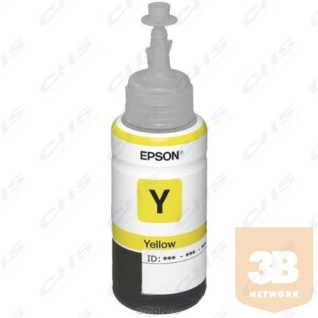 EPSON Patron L100/L110/L200/L210/L300/L355/L550/L1300 70ml, sárga