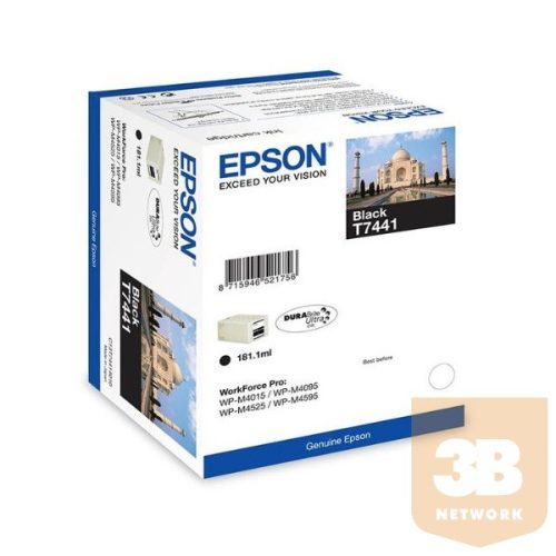 Ink Epson T7441 black DURABrite Ultra | 181ml | WP-M4015 DN/WP-M4525 DNF