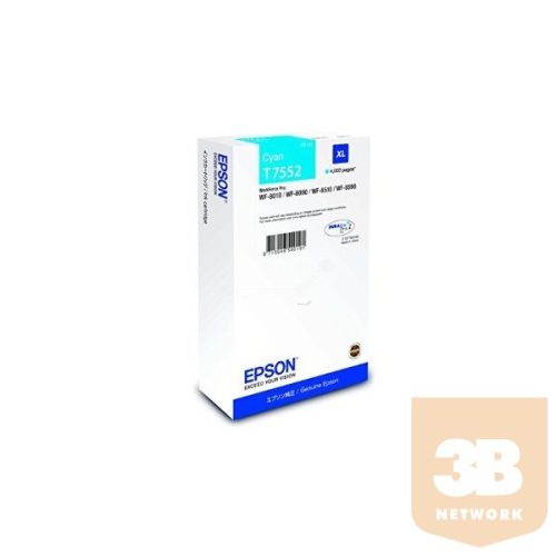 EPSON Patron WorkForce Pro WP-8000 Series Ink Cartridge XL Kék (Cyan) 4k