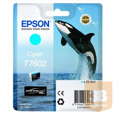 Ink Epson Singlepack Cyan | SureColor SC-P600