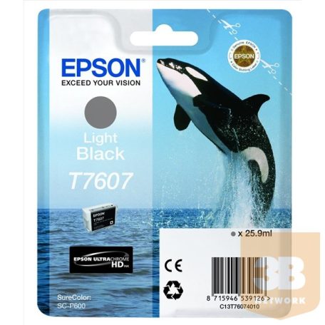 Ink Epson Singlepack Light Black | SureColor SC-P600