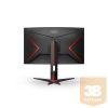 AOC ívelt Gaming 240Hz monitor 27" - C27G2ZU/BK 1920x1080, 16:9, 300 cd/m2, 0,5ms, HDMIx2,DIsplayPort,USBx4, hangszóró