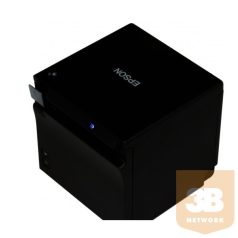   Epson blokknyomtató, TM-M30 (112), 200mm/s, 203dpi, 80mm, LAN/USB/Bluetooth, fekete