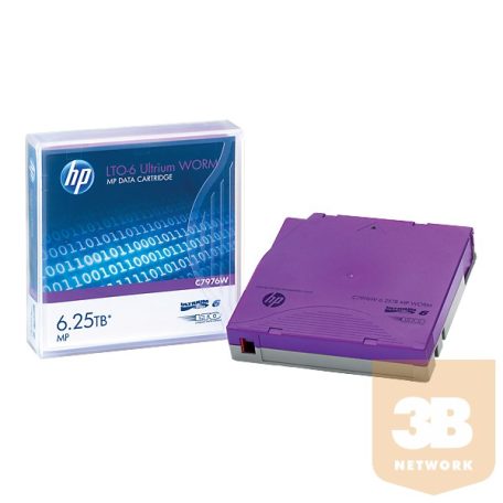 HP Adatkazetta Ultrium LTO-6 6,25TB WORM
