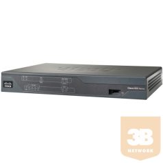   CISCO Vezetékes Router C881 (Integrated Services Router) 1x 100Mbps WAN, 4x 100Mbps LAN