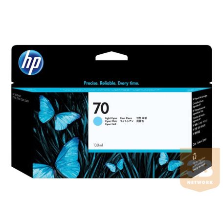 HP 70 original Ink cartridge C9390A light cyan standard capacity 130ml 1-pack