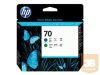 HP 70 original printhead C9408A blue and green