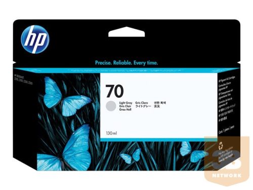 HP 70 original Ink cartridge C9451A light grey standard capacity 130ml 1-pack with Vivera Ink cartridge