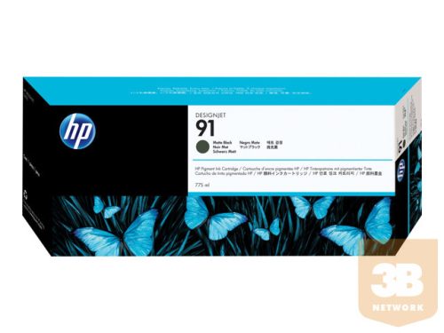 HP 91 original Ink cartridge C9464A matte black standard capacity 775ml 1-pack with Vivera Ink cartridge