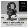 CORSAIR Vezetékes/Vezeték Nélküli Headset, VIRTUOSO RGB WIRELESS XT, Dolby Atmos, fekete