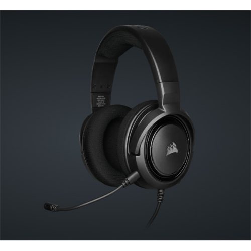 CORSAIR Vezetékes Headset, HS35 Gaming, Zajszűrő, USB, fekete