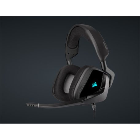 CORSAIR Vezetékes Headset, VOID RGB ELITE USB Premium Gaming, 7.1 Hangzás, RGB, fekete