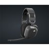 CORSAIR Vezeték Nélküli Headset, HS80 MAX RGB WIRELESS Gaming, Dolby Atmos hangzás, szürke