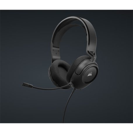 CORSAIR Vezetékes Headset, HS35 v2 Gaming, Multiplatform, carbon