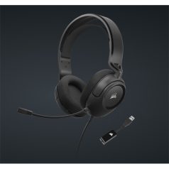   CORSAIR Vezetékes Headset, HS35 SURROUND v2 Gaming, Multiplatform, fekete