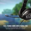 CORSAIR Vezetékes Headset, HS35 SURROUND v2 Gaming, Multiplatform, fekete