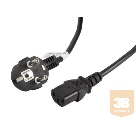 Lanberg power cable VDE CEE 7/7-> C13 3m
